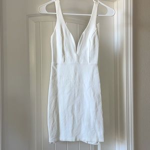 Lulu’s Perfect Pick Bodycon Dress in White